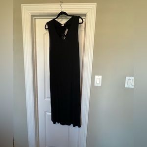 Cotton sleeveless maxi dress